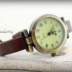 Watches for women Womens watch,leather watch strap,minimalist watch,boho watch,gift for her,gift for women,boho jewellery,steampunk watch image 4