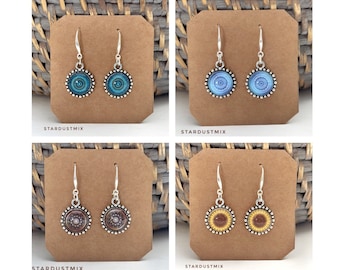 Kolczyki/Biżuteria etniczna boho/Srebrne kolczyki w stylu antycznym w stylu minimalistycznym boho/Wiszące kolczyki/Kolczyki boho/Wiszące turkusowe kolczyki dla kobiet
