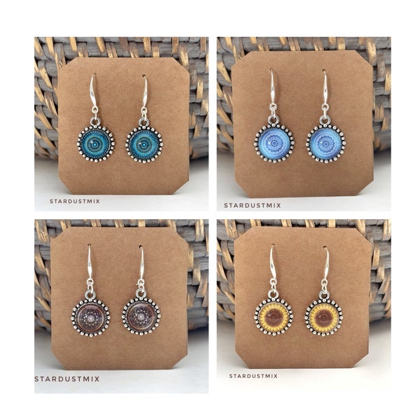 Pendientes/Joyería étnica boho/Pendientes boho minimalistas de plata antigua/pendientes colgantes/pendientes boho/pendientes de color turquesa para mujer