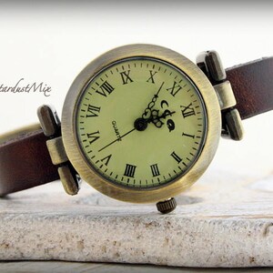 Watches for women Womens watch,leather watch strap,minimalist watch,boho watch,gift for her,gift for women,boho jewellery,steampunk watch image 2
