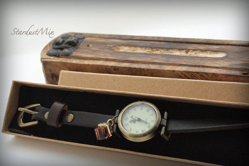 Watches for women Womens watch,leather watch strap,minimalist watch,boho watch,gift for her,gift for women,boho jewellery,steampunk watch image 6