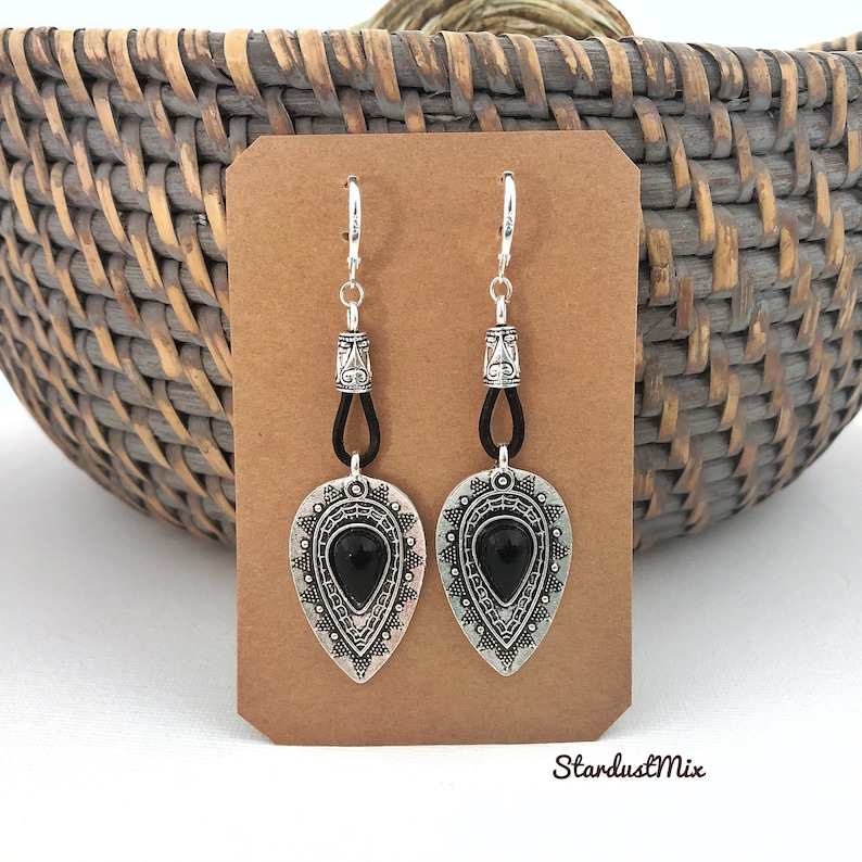 Long earrings for women/Gift for her boho earrings/dangle earrings handmade jewelry/earrings gift for women/drop earrings image 2
