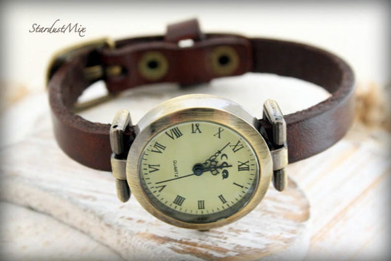 Watches for women Womens watch,leather watch strap,minimalist watch,boho watch,gift for her,gift for women,boho jewellery,steampunk watch image 5