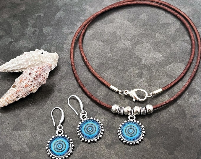 Leather boho necklaces 