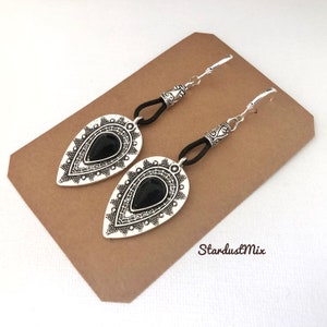 Lange oorbellen voor vrouwen/cadeau voor haar boho oorbellen/bungelen oorbellen handgemaakte sieraden/oorbellen cadeau voor vrouwen/drop oorbellen afbeelding 4