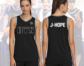 Custom Kpop Basketball Jersey, BTS Members Basketball shirt, Kpop Merch, Gift For friend Fans Unisex