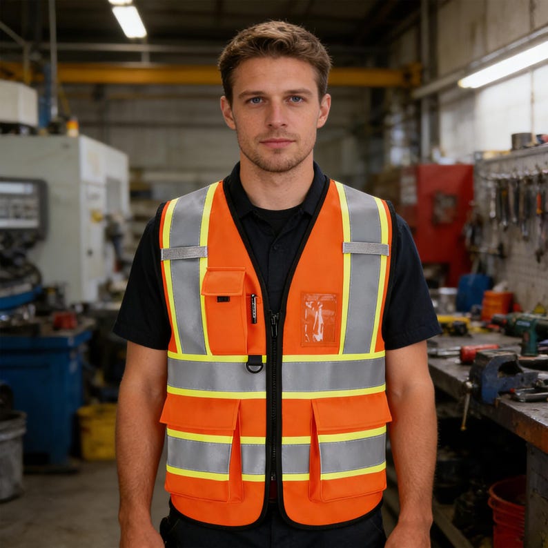 Custom Safety Vest, High Visibility Reflective Personalized Vests With ...