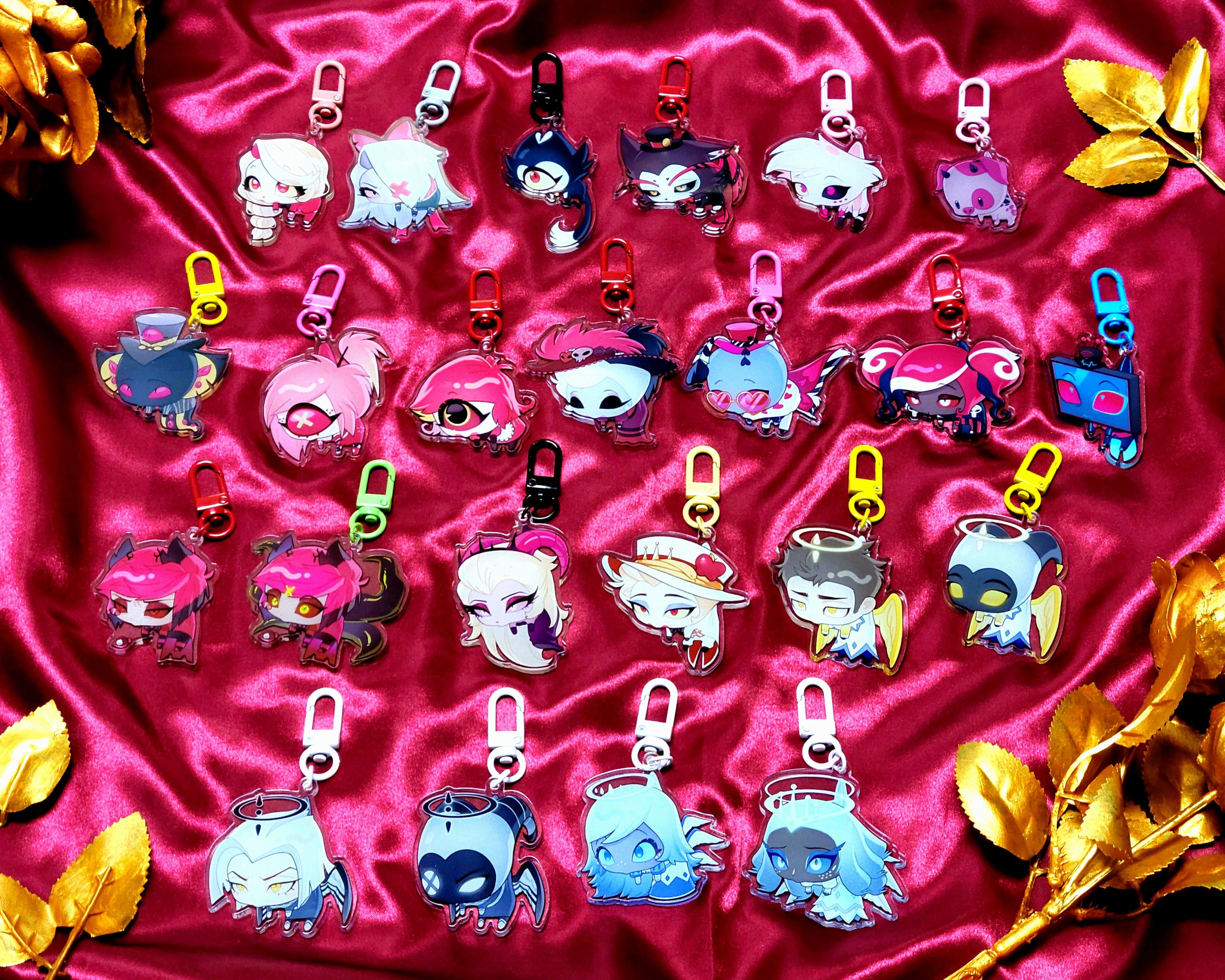 Hazbin hotel acrylic keychain - Etsy 日本