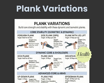 Plank Exercise Chart, Plank Challenge, Beginner Workout Printable, 30 Day Workout, Exercises Workout, Home Fitness Plan, Home Exercises
