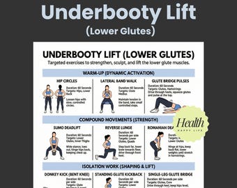 Underbutt Lift Exercises, Glute Workout, Band Workout, Leg Day Exercises, Lower Body Workout, 30 Day Workout, Home Fitness Plan