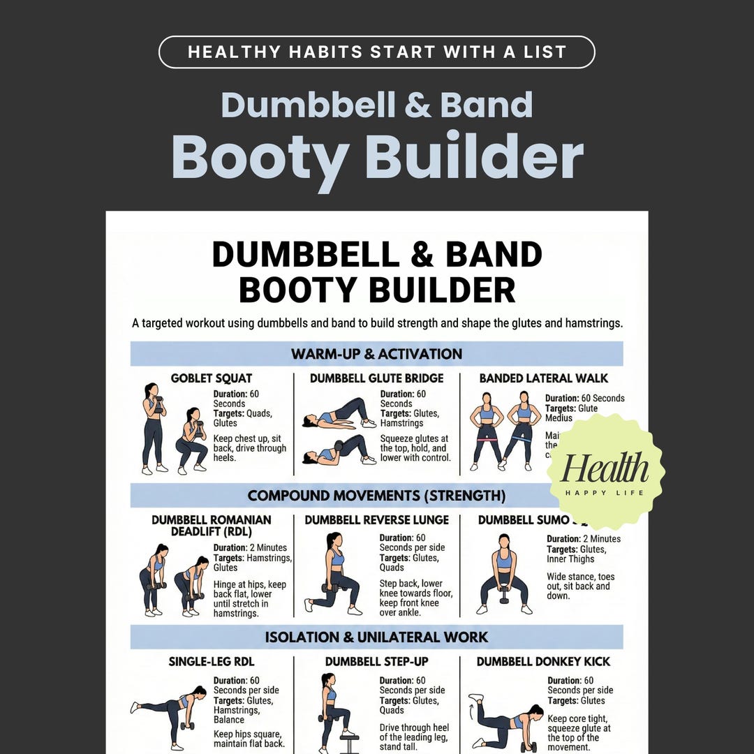 booty-builder-glute-exercises-workout-dumbbell-and-band-workout-leg