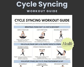 Cycle Syncing Exercise, Hormone Balancing Workout, Cortisol Detox Plan, Stretch Pose, Easy Workouts, Daily Exercises