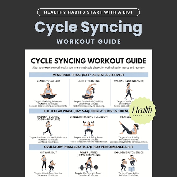 Cycle Syncing Exercise, Hormone Balancing Workout, Cortisol Detox Plan, Stretch Pose, Easy Workouts, Daily Exercises