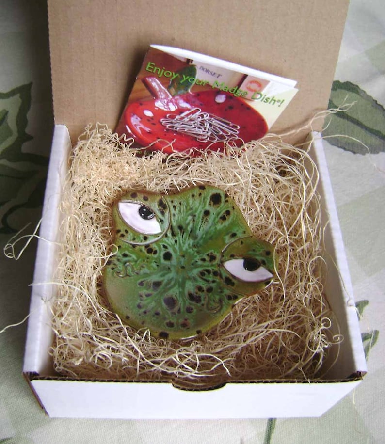 Frog Ceramic Dish Bowl Catchall Jewelry Ring Holder Etsy