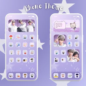Xavier Inspired App Icons: Purple Theme iOS/Android (Digital Download, PDF Guide)