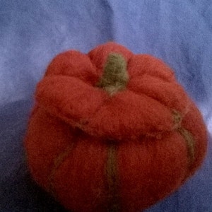 Needle Felted Pumpkin Container image 2