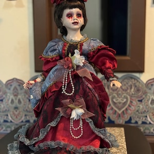 OOAK - Poupée victorienne effrayante et effrayante