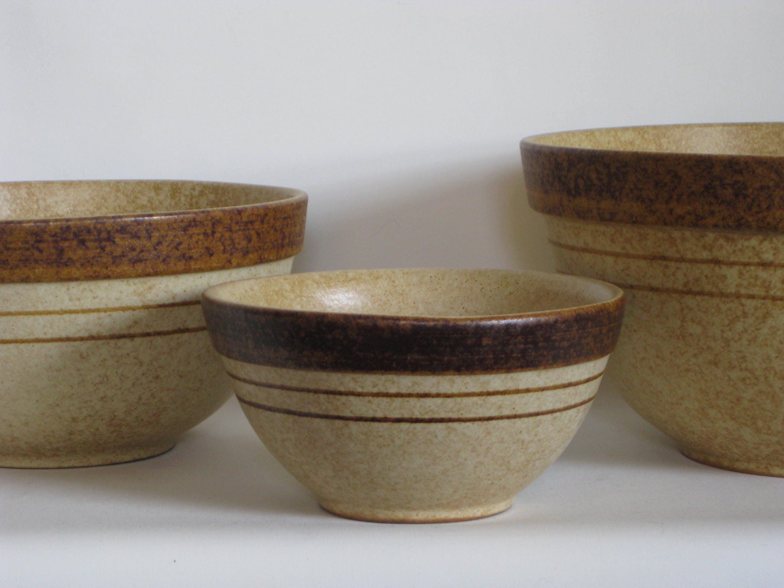 Vintage ceramic bowls Treasure Craft Pottery craft Etsy