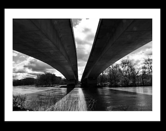 Sotto il ponte - Fotografia in bianco e nero