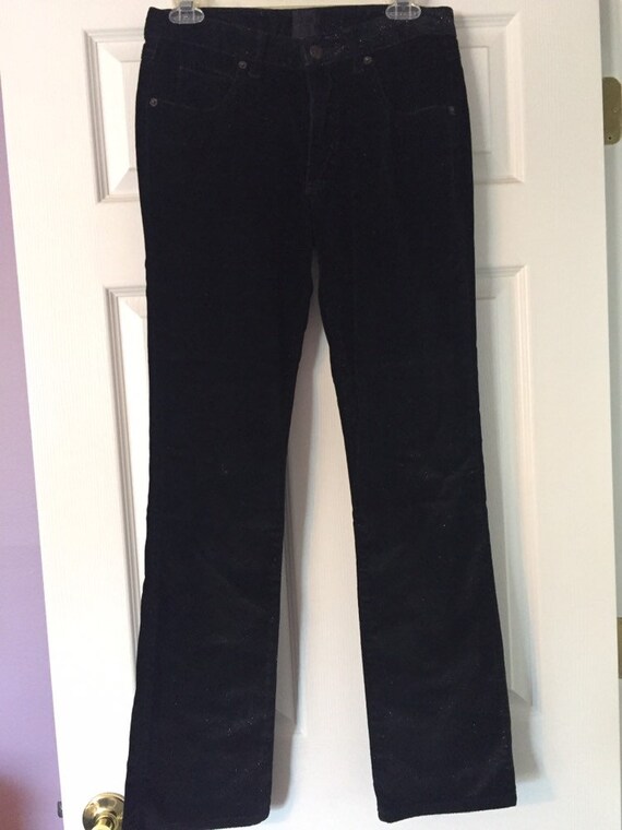 Anna Sui Black Sparkly Pants
