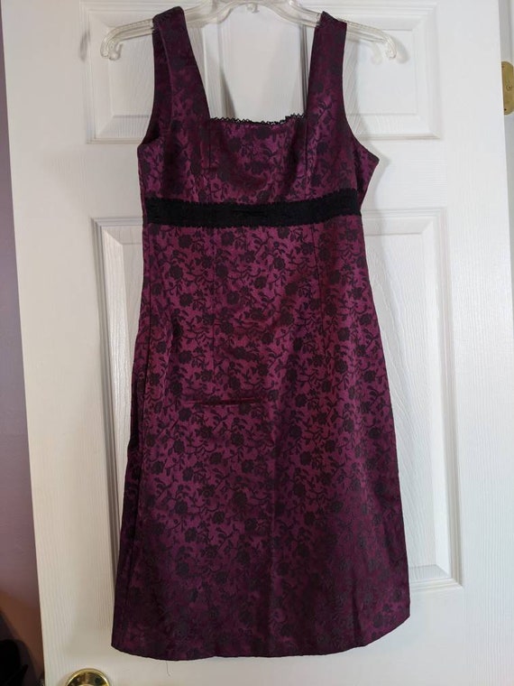 Purple Rampage Satin Dress