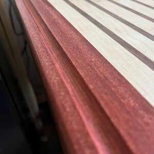 Handcrafted Signature Stripe Cutting Board – Maple, Walnut image 11