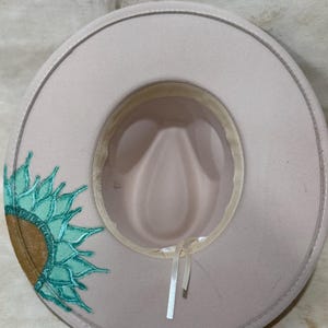 Growing Flowers- cowgirl - cowboy western wide brimmed hat
