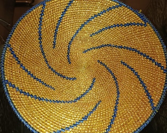 Handmade Decorative Basket, Woven Home Decor