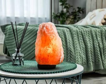 Lámparas de sal rosa del Himalaya