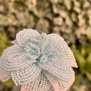 French beaded flower