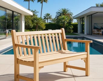 Progetto Fai Da Te Per Panca Da Parco 4 Piani - Design Semplice Con Legno 2x4 - Lunghezze 4, 5, 6 Piedi - Adatta Per Interno/esterno E Patio - Foto 4