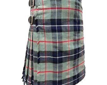Jones Family Tartan Kilt | Handmade Custom Scottish Highland Kilt for Men | Wedding & Heritage Outfit - Acrylic Wool, Leather Straps