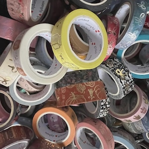 Simply Gilded Washi Tape Sample: 12&quot; Mystery Mix