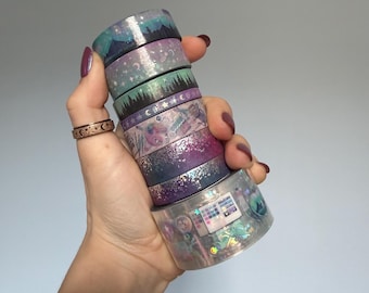 Simply Gilded Light Chaser Washi Tape Sample Set, doos januari 2025