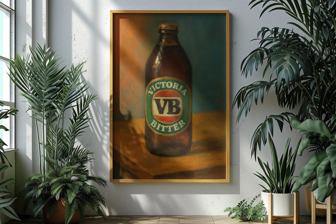 VB Beer Painting - Wall Art - Gift for Him - Gift for Her - Australian ...
