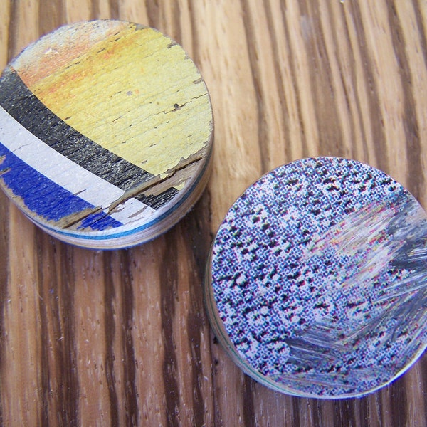 Recycled Skateboard Magnets