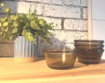 Vintage Brown Glass Bowls