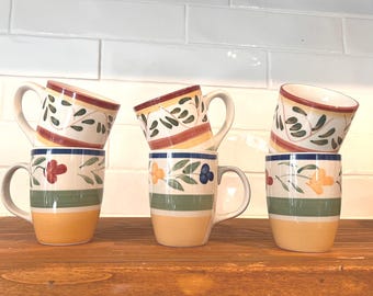 Handgeschilderde Gibson and Flora Calica-mokken