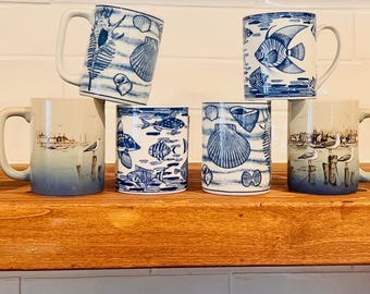 Vintage Küstenkaffeetassen-Maritime Designs