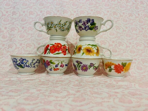 Birth Month Tea Cup Gift- Avon Blossom of the Month
