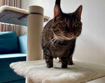 Modern Cat Scratching Post. Cat Climbing Tree: 37.8 Inches (85cm)