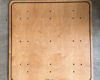Wooden base squared large