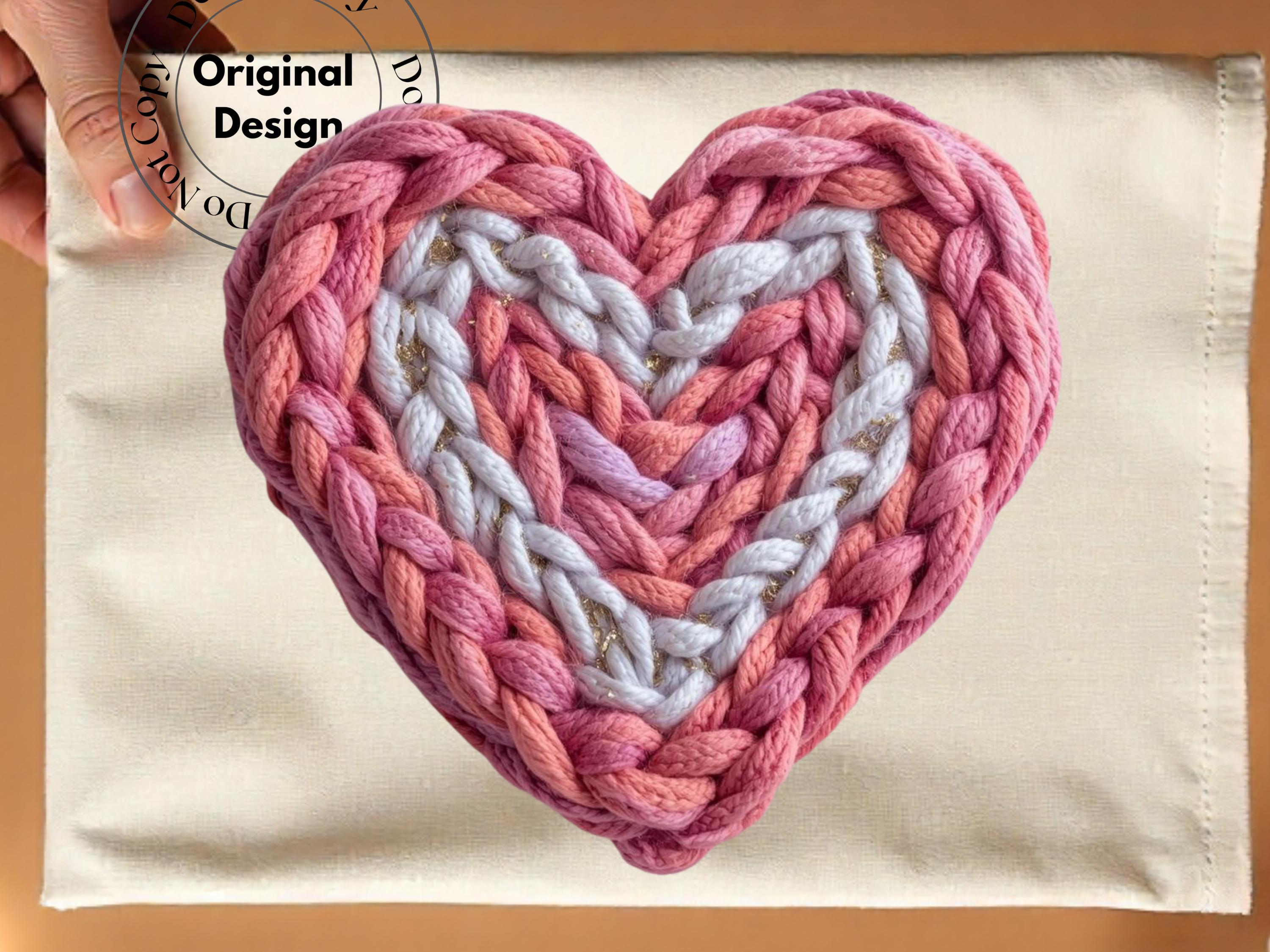 Faux Yarn Valentine Day Heart Png Valentine Png Valentines Day ...