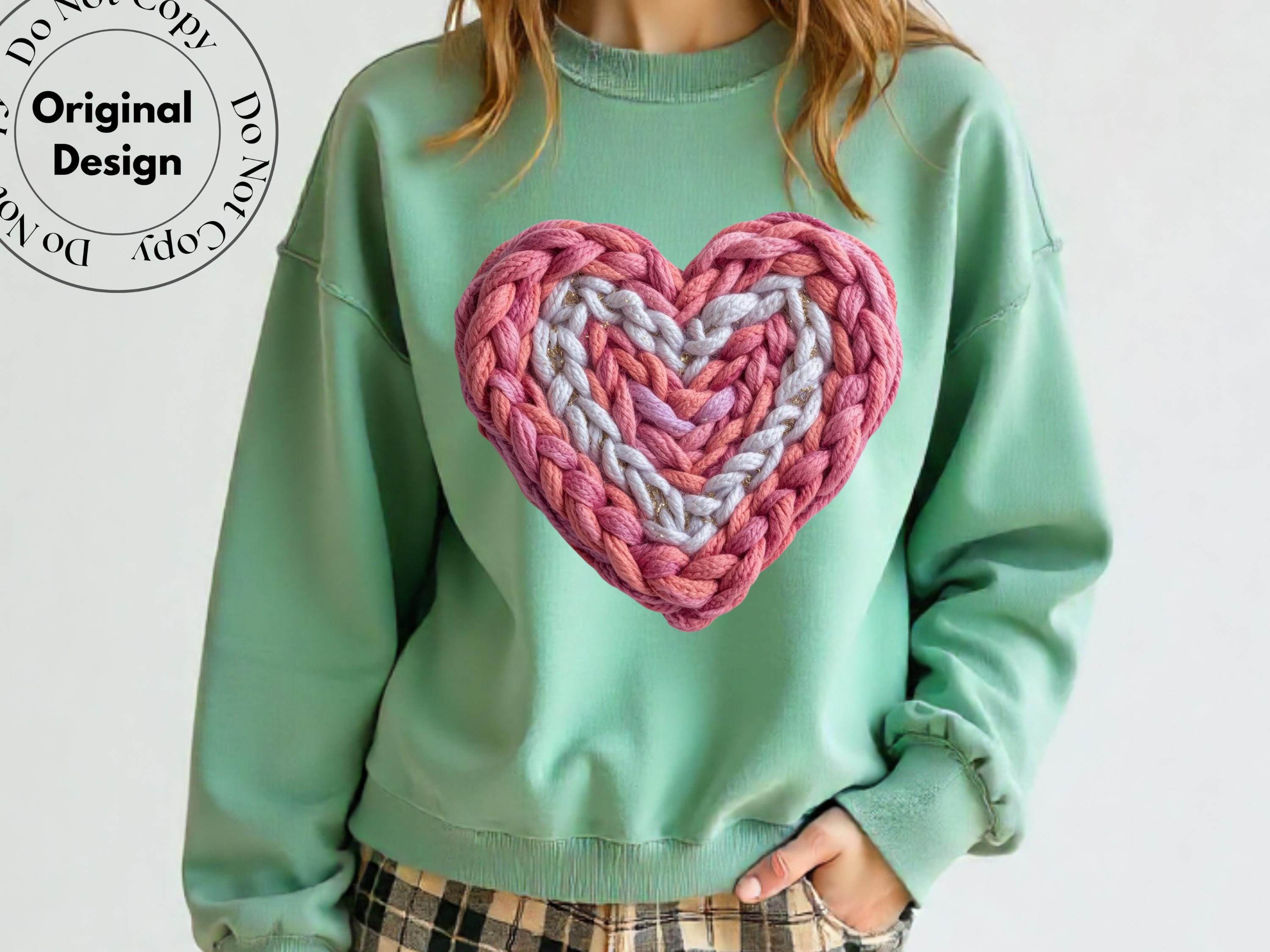 Faux Yarn Valentine Day Heart Png Valentine Png Valentines Day ...