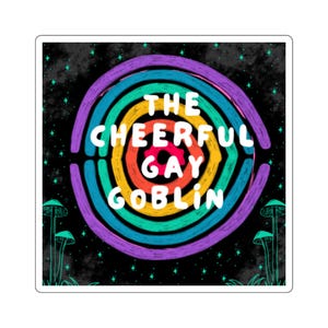The Cheerful Gay Goblin Logo Sticker