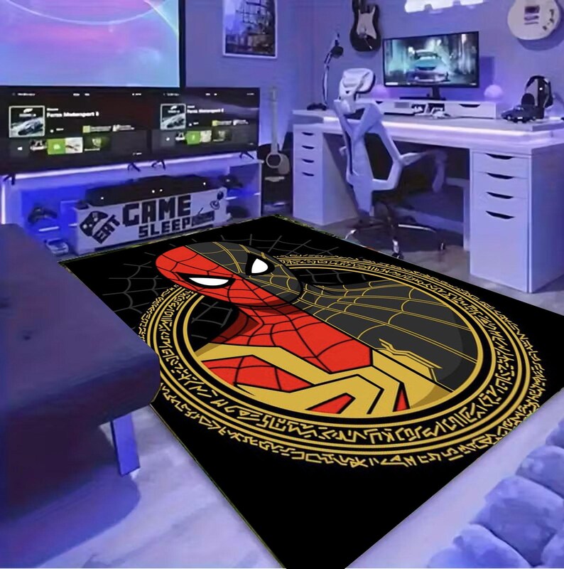 Spider-man Across the Spider-verse Rug | Superhero Area Carpet | Marvel ...