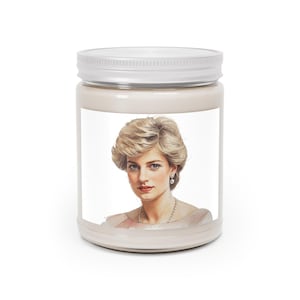 Candela profumata di soia ispirata alla principessa Diana: aromaterapia ecologica