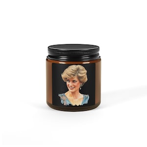 Elegante candela profumata alla soia ispirata alla principessa Diana, regalo di aromaterapia, arredamento per la casa, candela per il relax, regalo di compleanno, esperienza spa