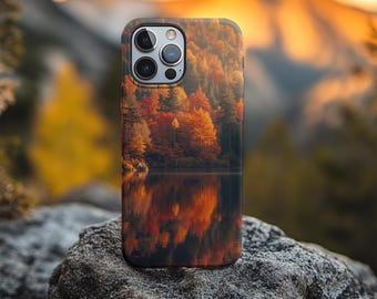 Autumn Forest Lake Phone Case: iPhone, Samsung Galaxy, Google Pixel
