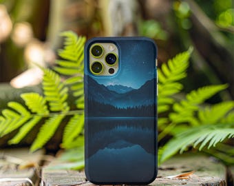 Custodia per telefono MagSafe Forest Lake at Night: serie iPhone 17-14